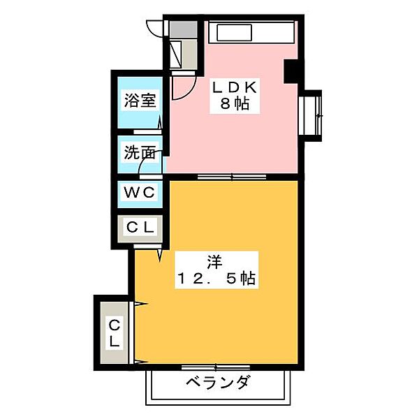 フラット大森　Ｂ棟 ｜愛知県名古屋市守山区大森４丁目(賃貸マンション1LDK・3階・47.40㎡)の写真 その2