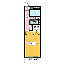 ユースハイム八剣  ｜ 愛知県名古屋市守山区八剣１丁目（賃貸マンション1K・4階・24.84㎡） その2