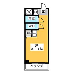 間取図画像 ワンルーム