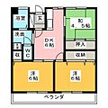 パークサイド作の山3階5.5万円