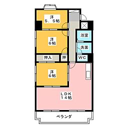間取図画像 3LDK