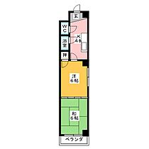 岩本友光ビル  ｜ 愛知県名古屋市港区浜２丁目（賃貸マンション2K・5階・35.00㎡） その2