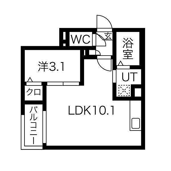 Jack kanseiIV 102｜愛知県名古屋市港区寛政町２丁目(賃貸アパート1LDK・1階・30.67㎡)の写真 その2