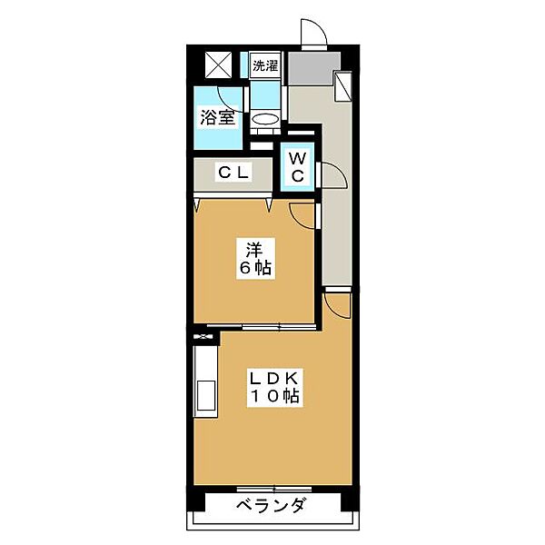 アベリア ｜愛知県名古屋市港区油屋町２丁目(賃貸マンション1LDK・1階・42.24㎡)の写真 その2