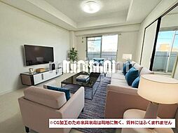 中之島ハイツ 3階2LDKのリビング/ダイニング