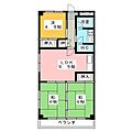 第2コーポ明利3階5.8万円
