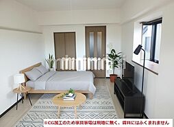 Ｂｒｏｗｎ　Ｈｅｉｇｈｔｓ 3階1Kのリビング/ダイニング