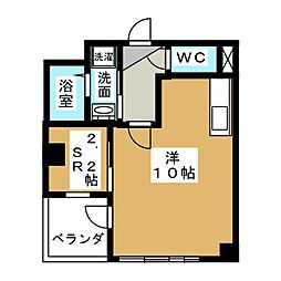 プリマベーラ ワンルームの間取図画像