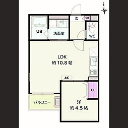 Jack shohoVIII 1LDKの間取図画像
