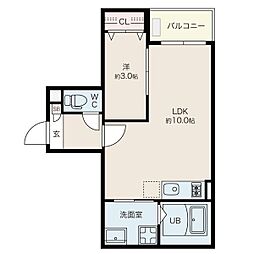 Jackhojin1 1LDKの間取図画像