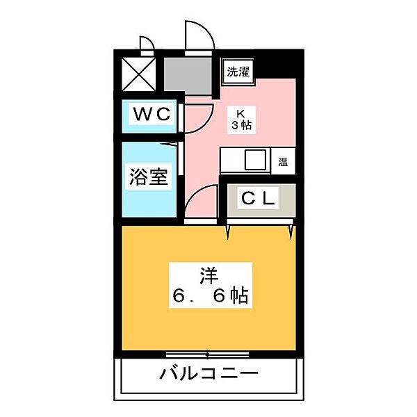 コーポ社台 ｜愛知県名古屋市名東区社台１丁目(賃貸マンション1R・1階・24.00㎡)の写真 その2