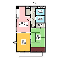 間取図画像 2DK