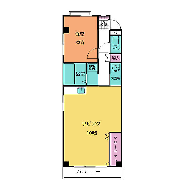 シャロン一社 ｜愛知県名古屋市名東区一社１丁目(賃貸マンション1LDK・3階・56.71㎡)の写真 その2