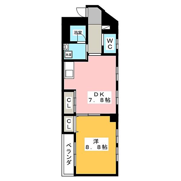 音羽壱番館ＩＳＳＨＡ ｜愛知県名古屋市名東区一社４丁目(賃貸マンション1DK・3階・45.02㎡)の写真 その2