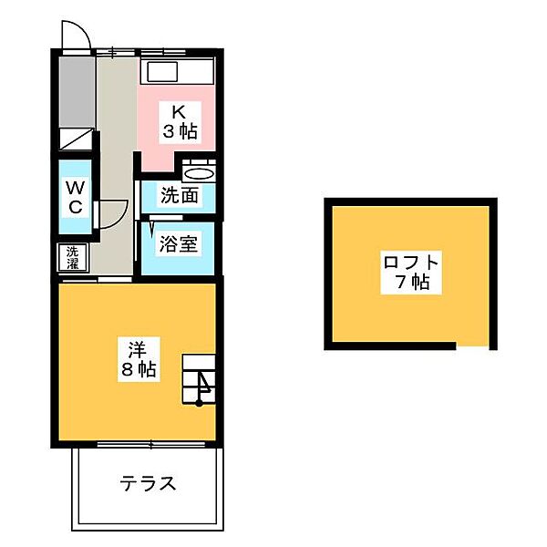 コーポ富貴荘 ｜愛知県名古屋市名東区一社４丁目(賃貸アパート1K・1階・39.75㎡)の写真 その2