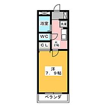 グランモール一社  ｜ 愛知県名古屋市名東区一社４丁目（賃貸マンション1K・1階・24.00㎡） その2