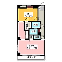 シャルマン高社  ｜ 愛知県名古屋市名東区高社２丁目（賃貸マンション1LDK・1階・52.09㎡） その2