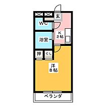 リヴェール牧  ｜ 愛知県名古屋市名東区牧の里３丁目（賃貸マンション1K・4階・24.75㎡） その2