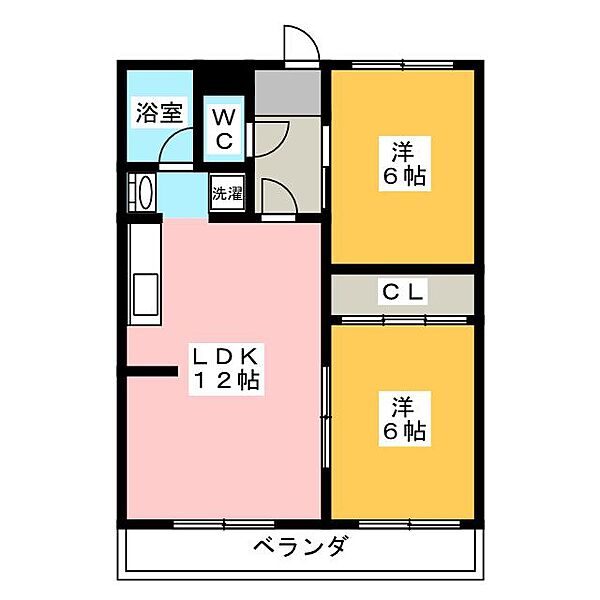 メゾン山の神 ｜愛知県名古屋市名東区名東本通５丁目(賃貸マンション2LDK・3階・52.92㎡)の写真 その2