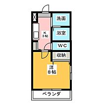 アールズコート一社  ｜ 愛知県名古屋市名東区高社１丁目（賃貸マンション1K・4階・24.74㎡） その2