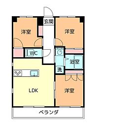 間取図画像 3LDK