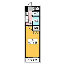 間取図画像 1K