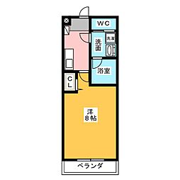 リアライズ一社 1Kの間取図画像