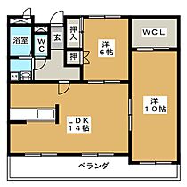 ヴィラ・ハピネス  ｜ 愛知県日進市岩崎台４丁目（賃貸マンション2LDK・4階・70.85㎡） その2