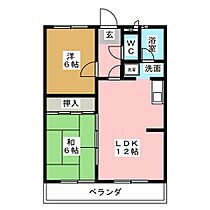 コーポいのくて  ｜ 愛知県長久手市熊田（賃貸マンション2LDK・3階・51.66㎡） その2