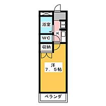 ハイツかなれ  ｜ 愛知県長久手市上川原（賃貸マンション1K・2階・21.46㎡） その2