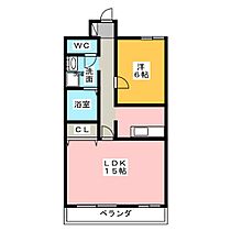 ベルコート  ｜ 愛知県長久手市岩作八瀬ノ木（賃貸マンション1LDK・3階・45.00㎡） その2