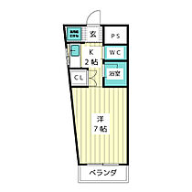 ロイヤルハイツ  ｜ 愛知県長久手市長配２丁目（賃貸マンション1K・1階・23.00㎡） その2