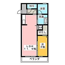 リジョイスリバーII  ｜ 愛知県長久手市杁ケ池（賃貸マンション1LDK・2階・42.00㎡） その2