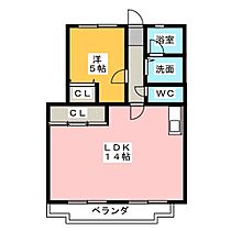 ロイヤルサンコーＡ棟  ｜ 愛知県長久手市喜婦嶽（賃貸マンション1LDK・1階・48.13㎡） その2