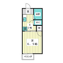 ひかりハイツB棟  ｜ 愛知県長久手市熊田（賃貸アパート1K・2階・21.00㎡） その2