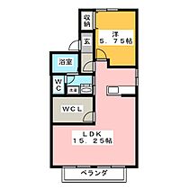 カーサベルデＤ棟  ｜ 愛知県長久手市野田農（賃貸アパート1LDK・2階・50.09㎡） その2