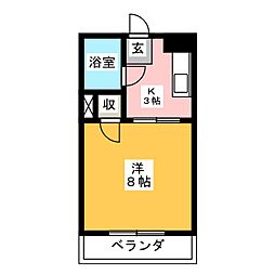 間取図画像 1K