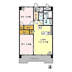 Ｙ’ｓ　ｈｏｕｓｅ　II 1階2LDKの間取り