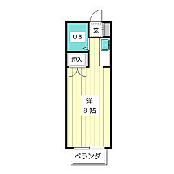 間取図画像 ワンルーム