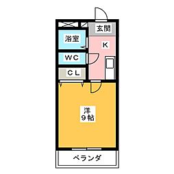 間取図画像 1K