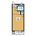 ヴィラ.シャルダン4階2.5万円
