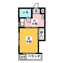 コーポサンバレー  ｜ 愛知県名古屋市天白区弥生が岡（賃貸マンション1K・3階・21.00㎡） その2