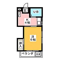 コーポサンバレー  ｜ 愛知県名古屋市天白区弥生が岡（賃貸マンション1K・3階・21.00㎡） その2