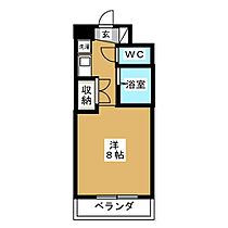 ドエル植田西  ｜ 愛知県名古屋市天白区植田西２丁目（賃貸マンション1K・4階・23.20㎡） その2