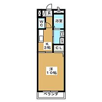 メルベーユ  ｜ 愛知県名古屋市天白区元八事４丁目（賃貸マンション1K・3階・30.19㎡） その2