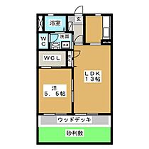 シンフォニア植田西  ｜ 愛知県名古屋市天白区植田西１丁目（賃貸アパート1LDK・1階・44.33㎡） その2