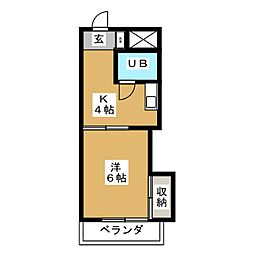 ARKShiogama 1Kの間取図画像
