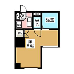 シーズンコート塩釜駅前 1Kの間取図画像