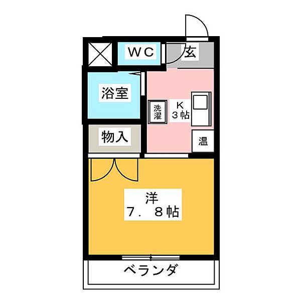 ラハイナハイツIII ｜愛知県名古屋市天白区井口２丁目(賃貸マンション1K・2階・23.00㎡)の写真 その2