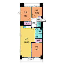 平針サンシャイン  ｜ 愛知県名古屋市天白区平針３丁目（賃貸マンション3LDK・11階・64.75㎡） その2